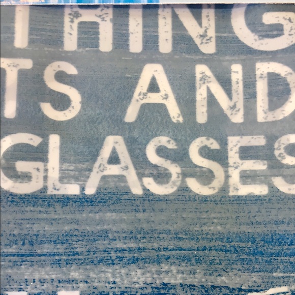 Ocean Rules Peva Shower Curtain Ombré Blue Beach - Picture 5 of 16